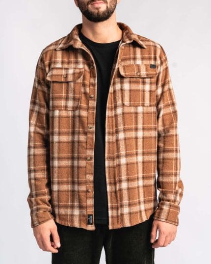 Camisa Ridge — Camel