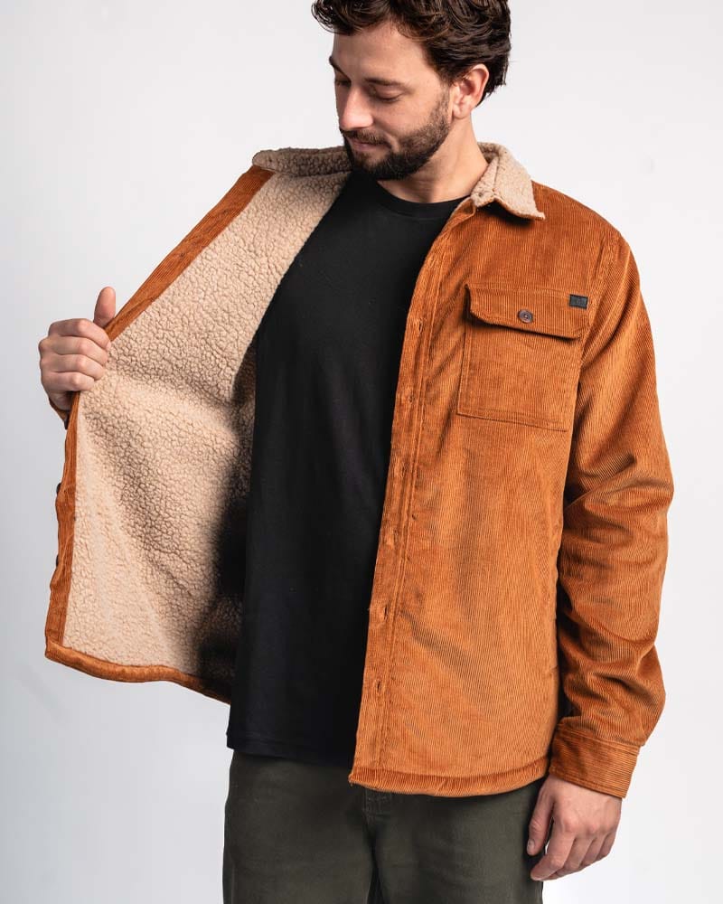 CORDUROY SHERPA OCRE ABIERTA 001